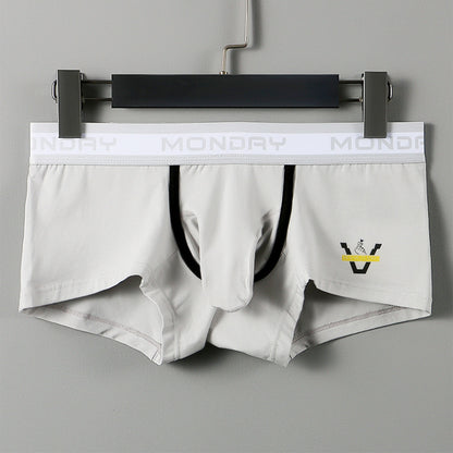 Soft and Breathable Men's Elastic Boxer Shorts