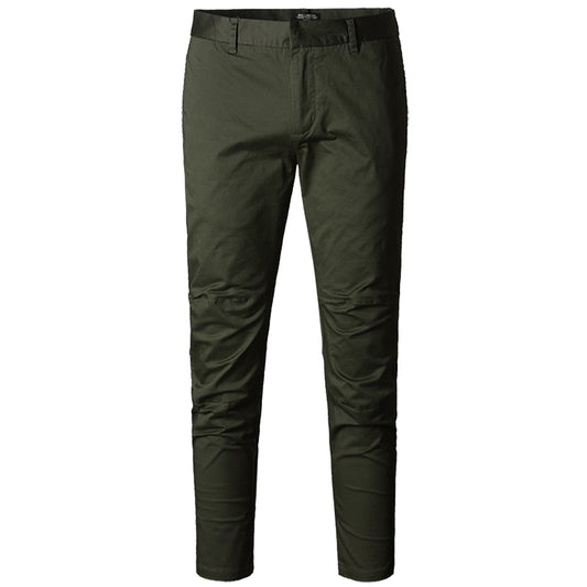 Men's Casual Slim Fit Cropped Pants