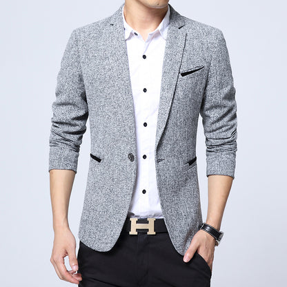 Slim Fit Casual Business Men's Suit Coat