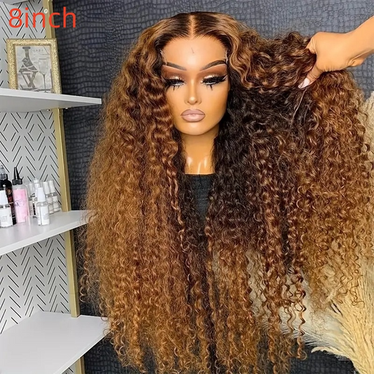 Afro Long Curly Wound Tube Wig