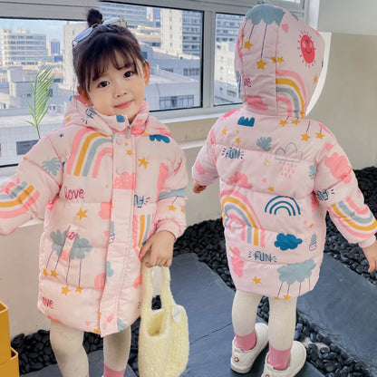 2023 New Children's Thick Down Cotton Coat