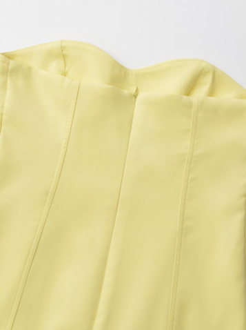 European American Style Slim Fit Vest Skirt Dress