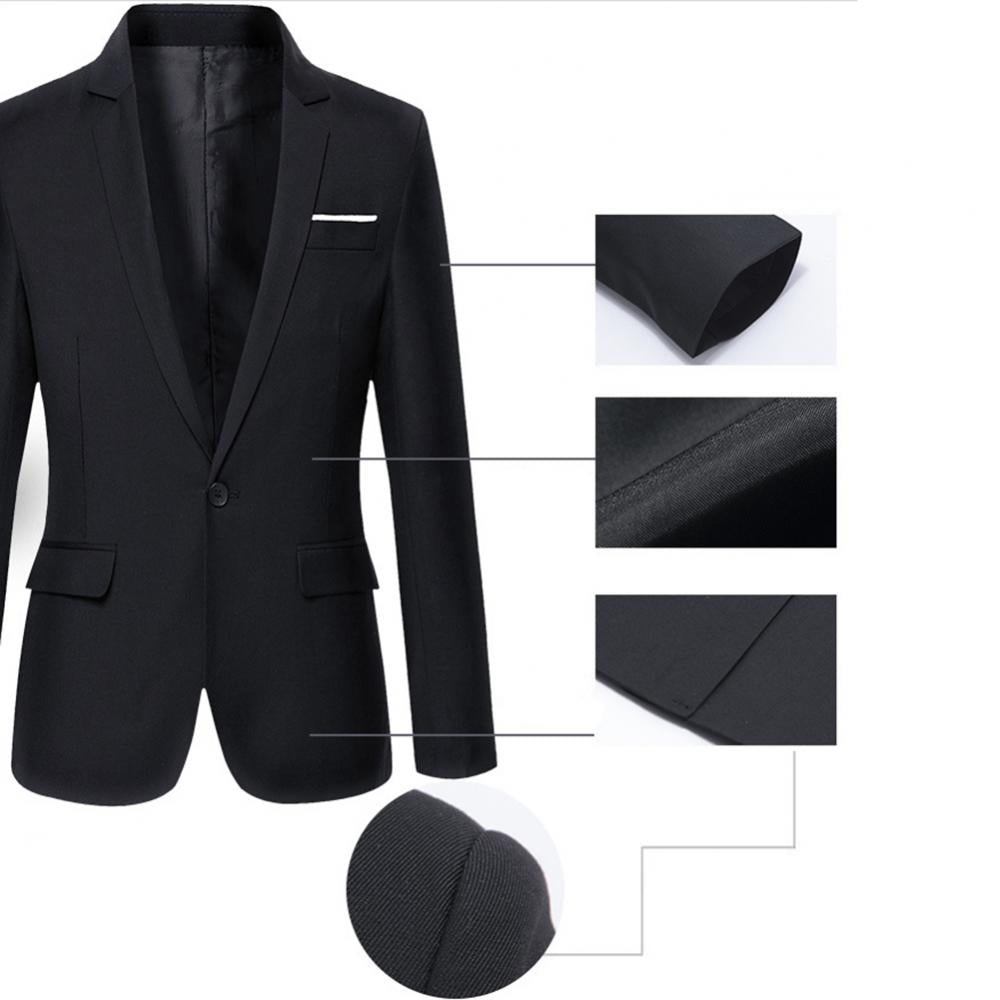 Slim Fit Casual Business Men's Suit Coat