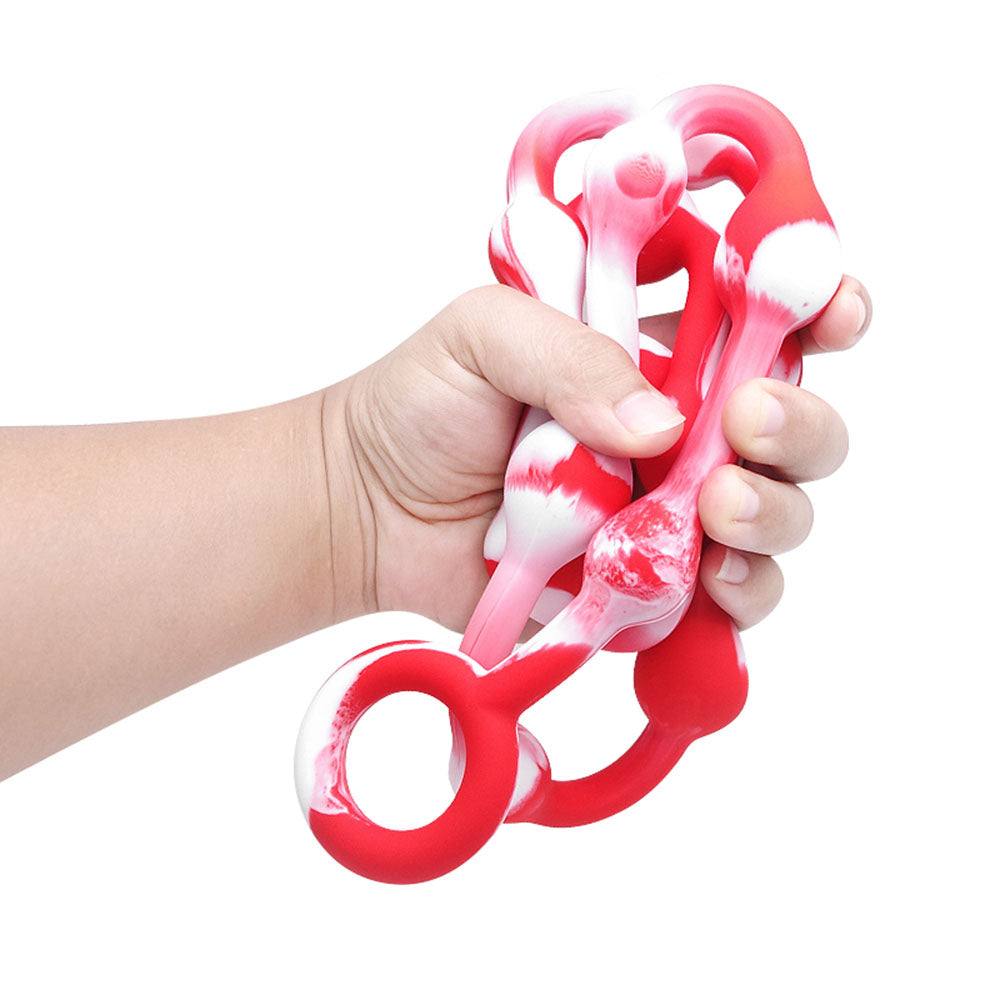 Silicone G-Spot Anal Plug with Beads for Women