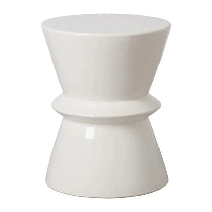 18 in. Zip Ceramic Outdoor Garden Stool