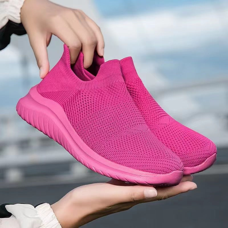 Women's Fashionable Flyknit Casual Sports Shoes