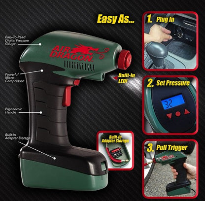 New Electric Car Inflator Pump with LCD Display