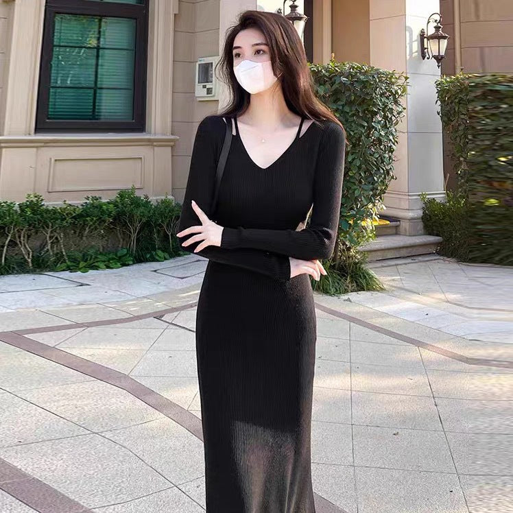 Elegant Purple Sheath Dress for Women