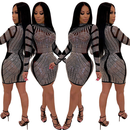 Couture Fashion Dress - Bandage Style Dress
