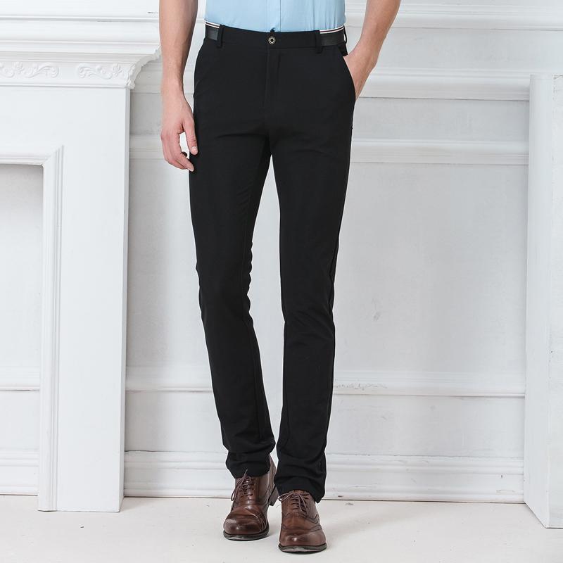 Men's Slim Fit Elastic Casual Business Pants (2018)