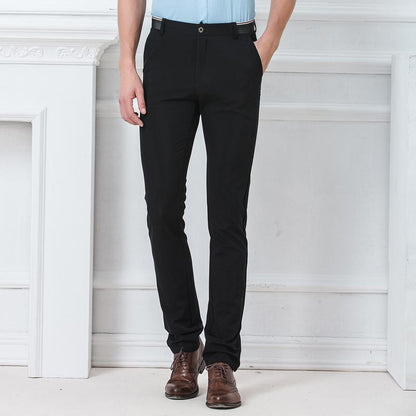 Men's Slim Fit Elastic Casual Business Pants (2018)