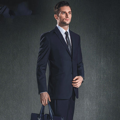 Men's Casual Slim Fit Blazer - Custom Business Jacket