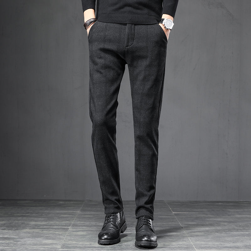 Slim Fit Stretch Casual Pants for Men in Trendy Style
