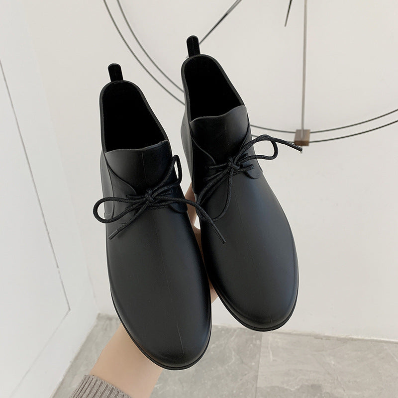 Waterproof Rubber Shoes for Women - Short Tube Design
