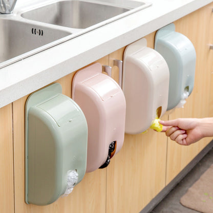 Wall-Mounted Plastic Storage Box for Food Bags