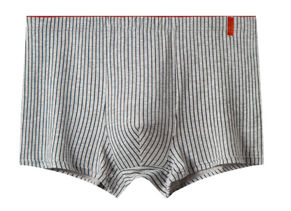 Soft and Breathable Men's Elastic Boxer Shorts
