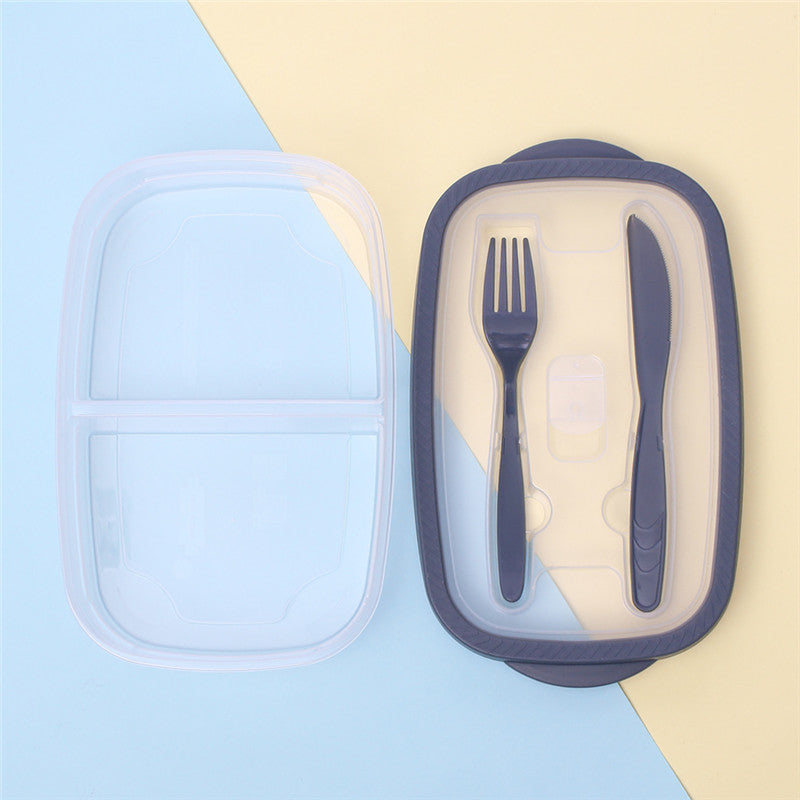 Rectangular Plastic Bento Box for Fruit Salad Storage