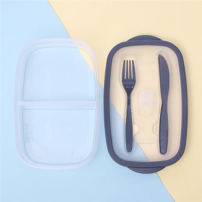 Rectangular Plastic Bento Box for Fruit Salad Storage