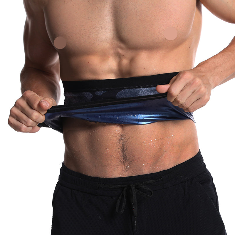Men's Camouflage Sauna Sweat Waist Trainer Belt