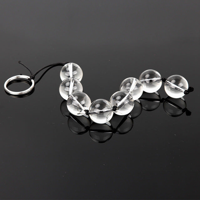 Crystal Glass G-Spot Anal Plug for Adults