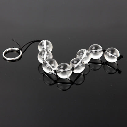 Crystal Glass G-Spot Anal Plug for Adults