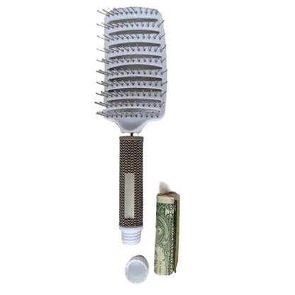 Hair Brush Diversion Safe - Discreet Stash Spot for Hiding Money & Valuables