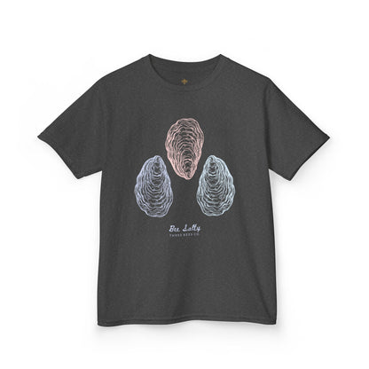 Bee Salty Oyster Trio Girls Short Sleeve Youth Hive Tee
