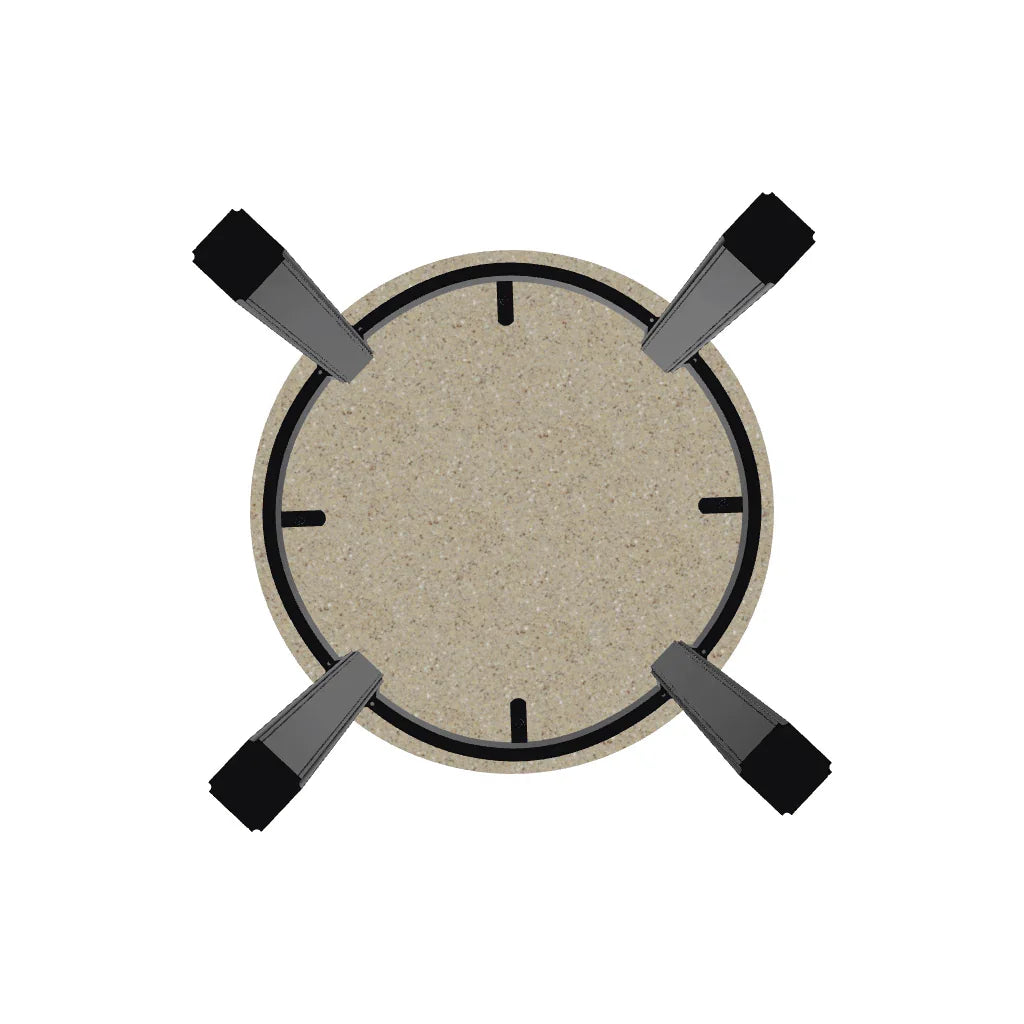 21" Round Origins Outdoor End Table