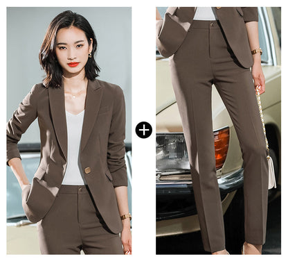 Women's Stylish Suit Set for Work - Korean Fashion