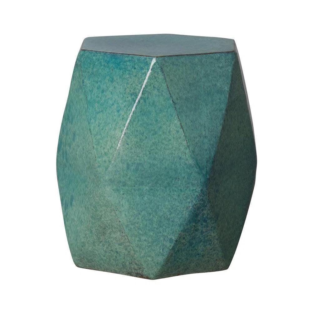 22 in. Brilliant Matrix Ceramic Garden Stool