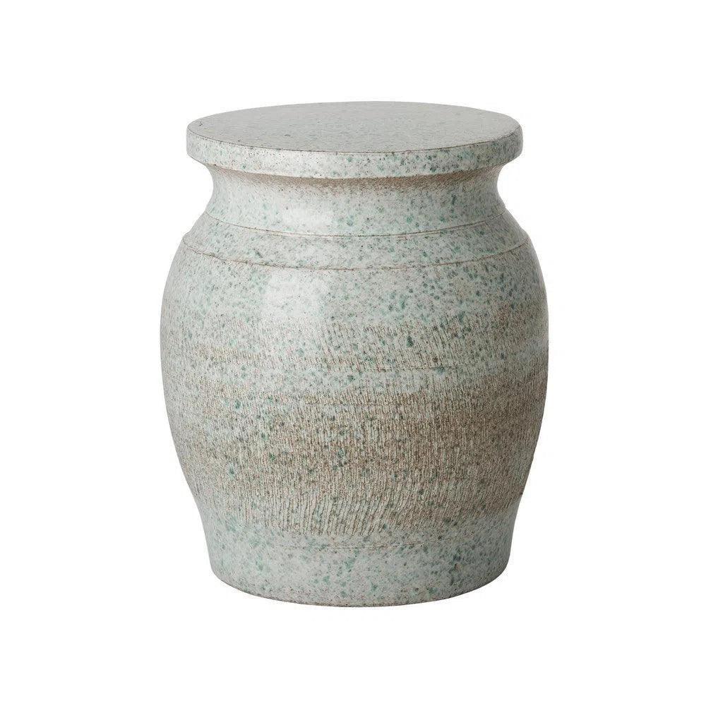 22 in. Koji Ceramic Outdoor Garden Stool