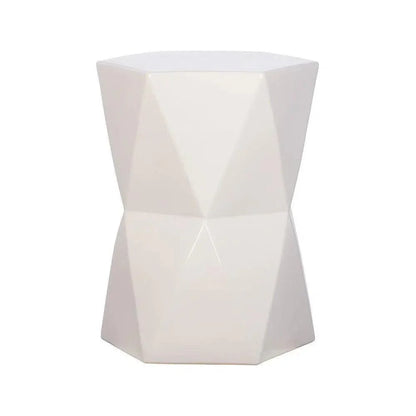 22 in. Matrix Hexagon Outdoor Garden Stool
