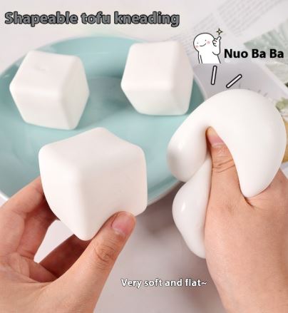 Squishy Tofu Stress Balls