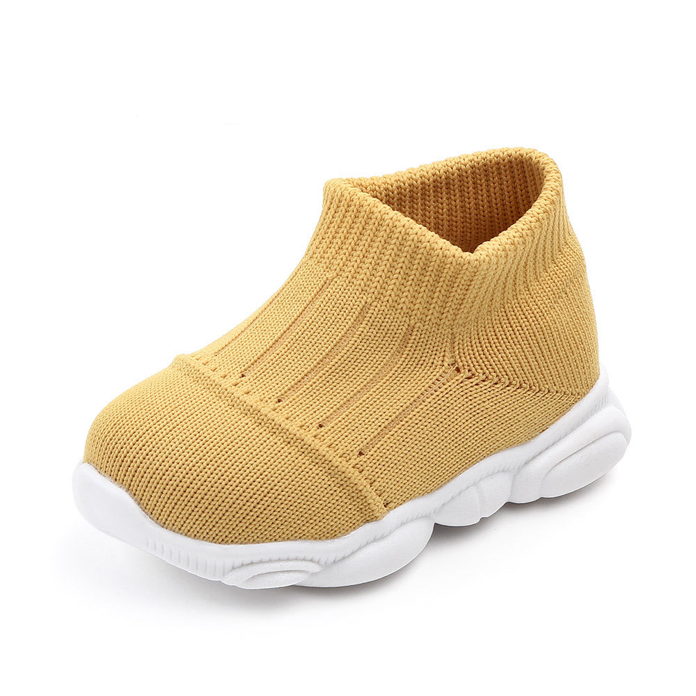 Breathable Knitted Soft Sole Baby Walking Shoes