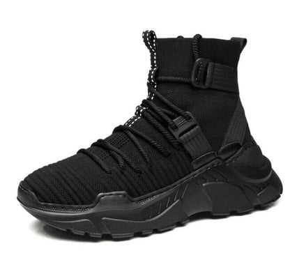 High-Top Men's Casual Sports Sneakers, Trendy Skate Shoes
