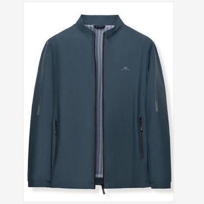 Men's Slim Fit Business Jacket - Casual High Collar Coat