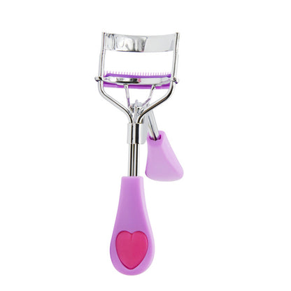 Black Eyelash Clip with Comb and Heart Fan Comb