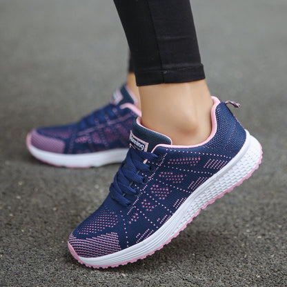 Harajuku Breathable Mesh Casual Running Shoes for Women