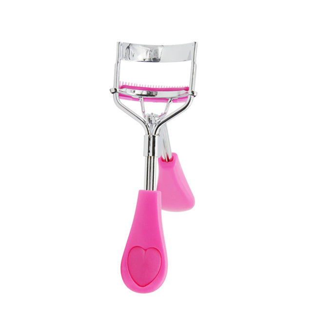 Black Eyelash Clip with Comb and Heart Fan Comb