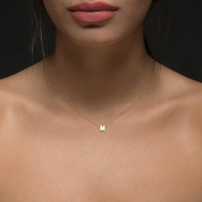 Simple Alphabet Necklace with 26 Letters