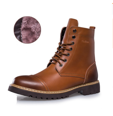 Men's Genuine Leather Martin Boots and Casual Shoes