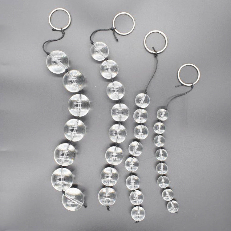 Crystal Glass G-Spot Anal Plug for Adults