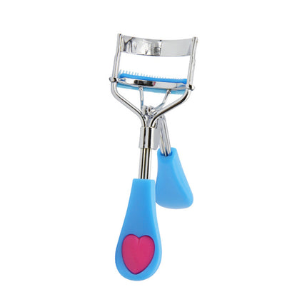Black Eyelash Clip with Comb and Heart Fan Comb