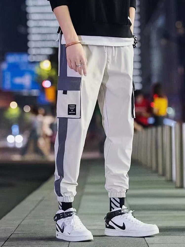 Men's Baggy Straight-Leg Casual Fashion Pants