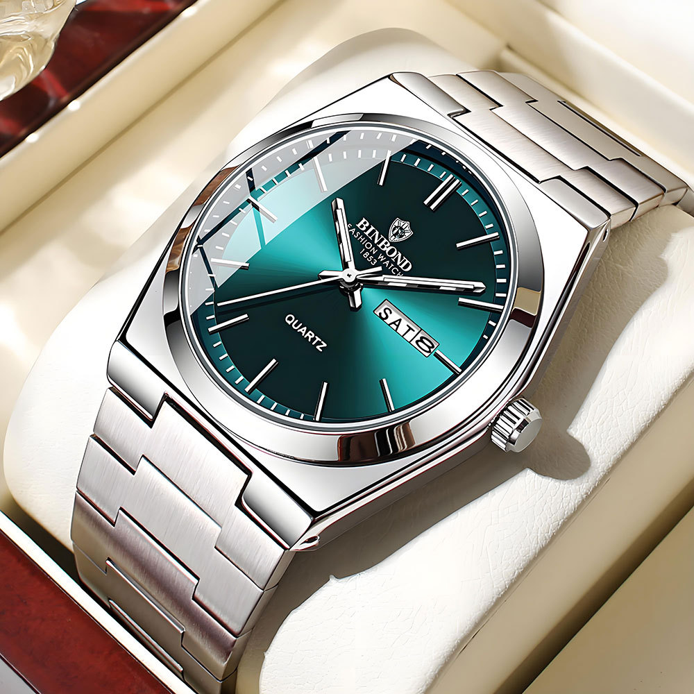 Men's Stainless Steel Quartz Watch
