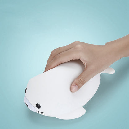 Creative Colorful Seal Night Light for Students