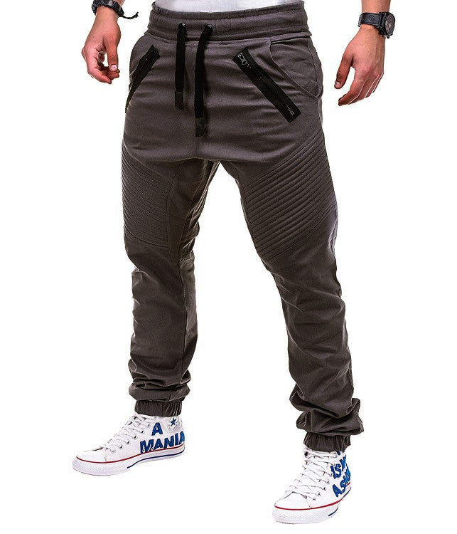 Men's Casual Fashion Sports Pants with Drawstring