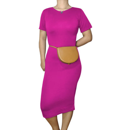 Multicolor Autumn Winter Dress in Various Sizes