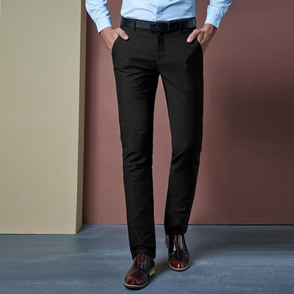 Solid Color Men's Casual Slim Fit Pants