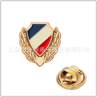 Mini Round Lotus Petal Brooch for Shirts and Suits